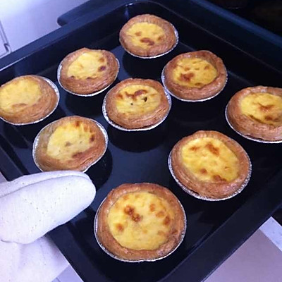 原味和果味蛋挞+小蛋糕--新手烘培初次尝试