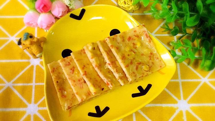 玉米胡萝卜蛋饼的做法