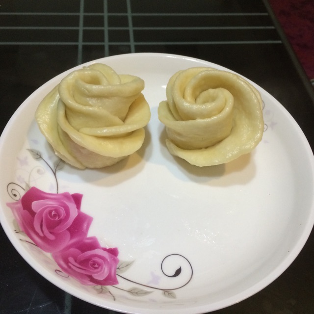 咸味玫瑰馒头的做法图解4