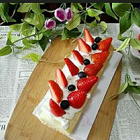 草莓蛋糕卷#我的烘焙不将就#的做法图解10