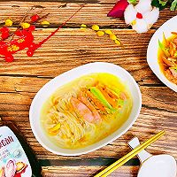 #百变鲜锋料理#鲍汁蚝油三丝面的做法图解12
