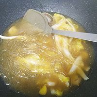 娃娃菜虾仁粉丝汤的做法图解6