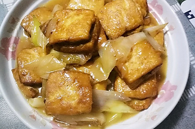 葱爆豆腐盒