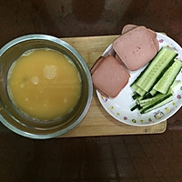 火腿蛋三文治（家庭自制，简单好吃，杂粮口感）的做法图解2
