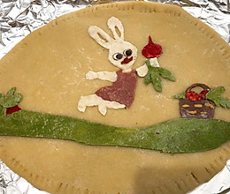 快乐的小白兔装饰——烤饼（4）的做法