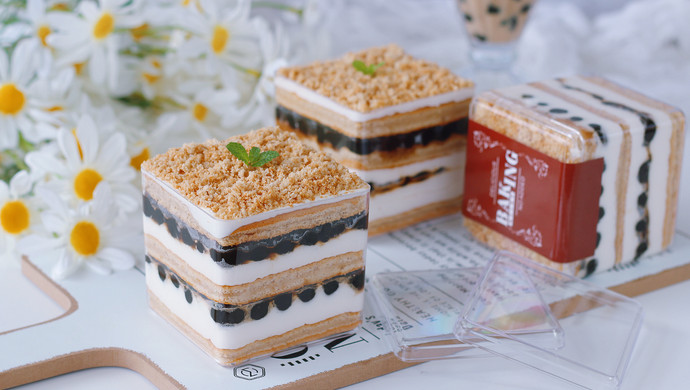 珍珠奶茶盒子蛋糕