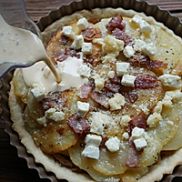 法式土豆培根挞的做法图解9