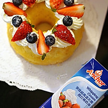 水果奶油萨瓦林蛋糕#安佳烘焙学院#