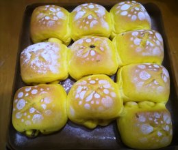 日式南瓜面包（中种法）的做法
