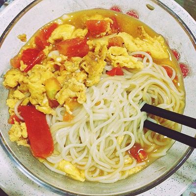 下班回家就是它—西红柿鸡蛋面