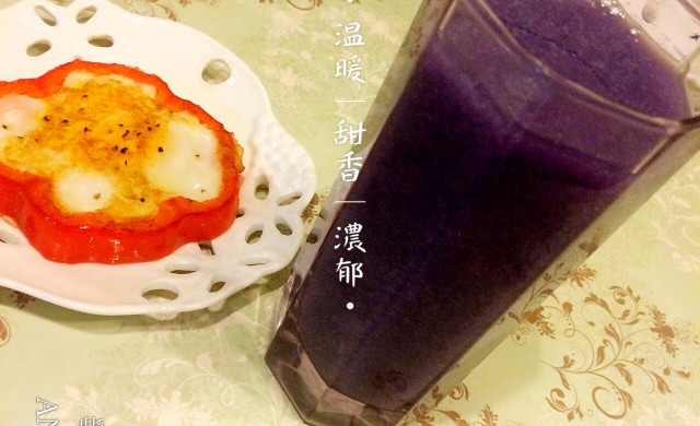 紫薯米羹