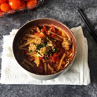 酸辣肉丸面的做法图解10