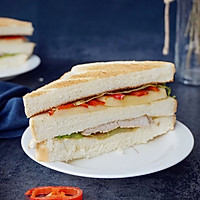 烤猪肉三明治的做法图解16