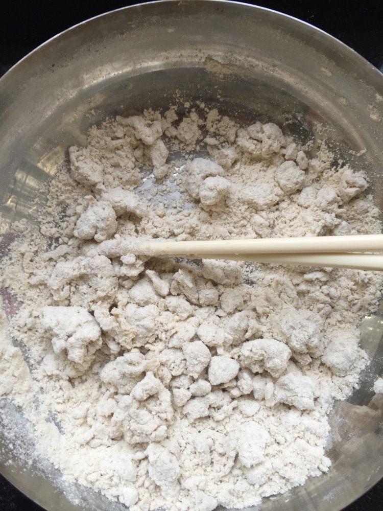 莜面麸皮疙瘩汤#西贝莜面争霸赛#的做法图解4