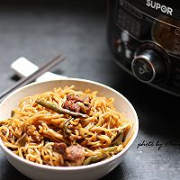 豆角焖面的做法图解17