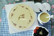 八寸樱花芝士蛋糕（含包欲放的樱花）的做法