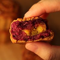【零基础】紫薯蛋黄月饼的做法图解13