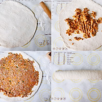 米粒花卷，馒头肉卷，胡萝卜肉卷的做法图解2