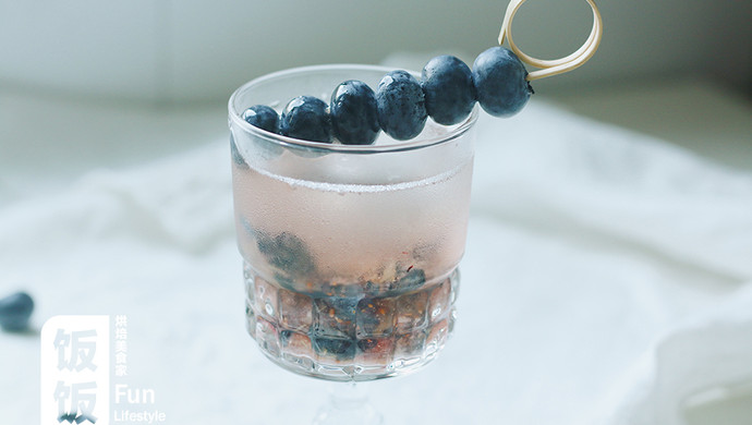 蓝莓冰饮