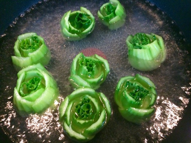 青菜香菇的做法图解5