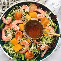 #金龙鱼橄榄油调和油520美食菜谱#虾仁蔬菜沙拉的做法图解6
