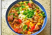 牛肉疙瘩哨子面的做法