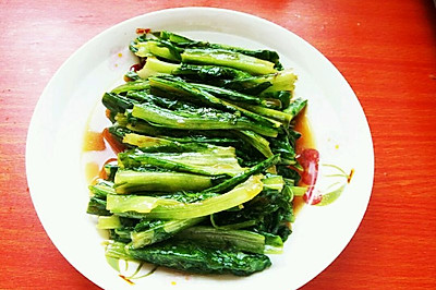 清炒油麦菜