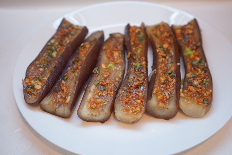 烤蒜香孜然茄子