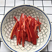 青瓜红椒丝炒牛肉的做法图解2