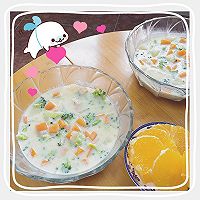 北海道芝士奶油蔬菜浓汤的做法图解5