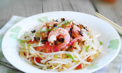 泰式青木瓜虾沙拉的做法