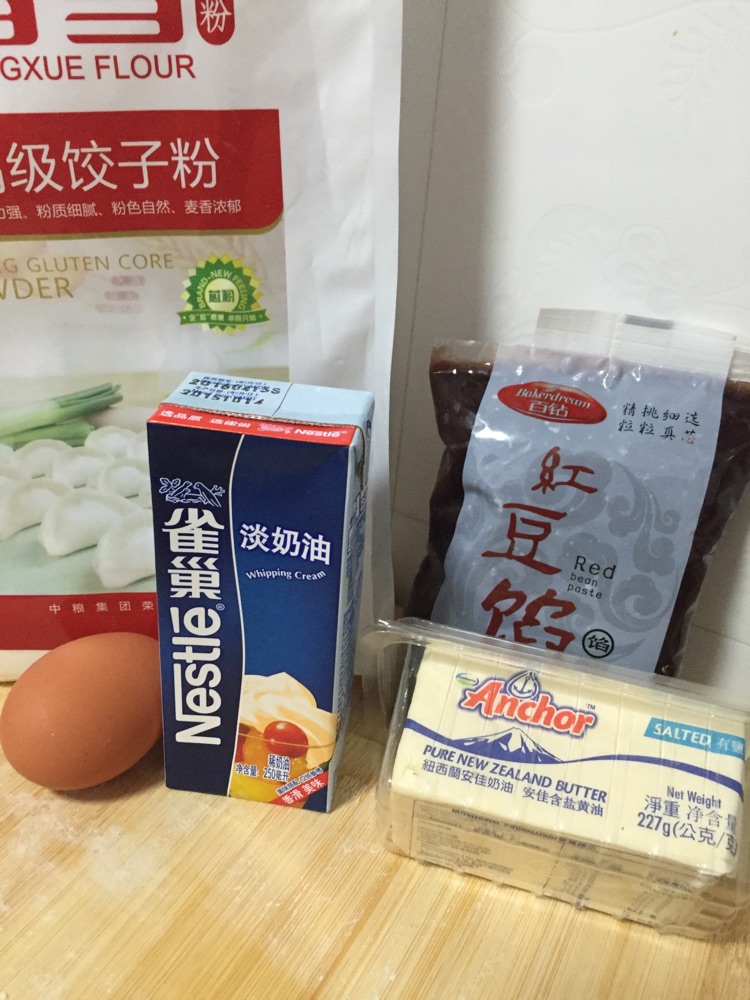 【寒冬暖心】红豆饼-平底锅版本的做法图解1
