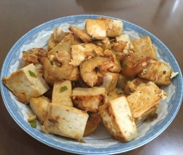 虾仁烧豆腐的做法