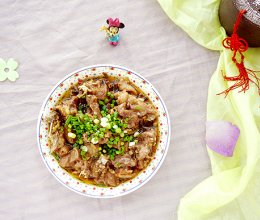 #味达美·名厨汁味正当夏# 腌豇豆蒸鸡的做法