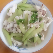 青瓜炒鱿鱼