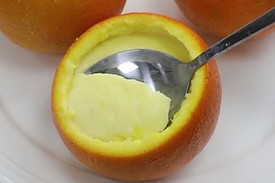 甜而不腻的橙子蒸蛋！超好吃！