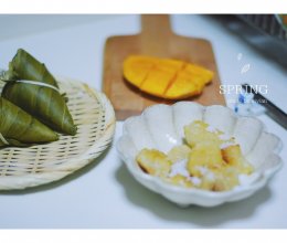 白糖煎粽子的做法