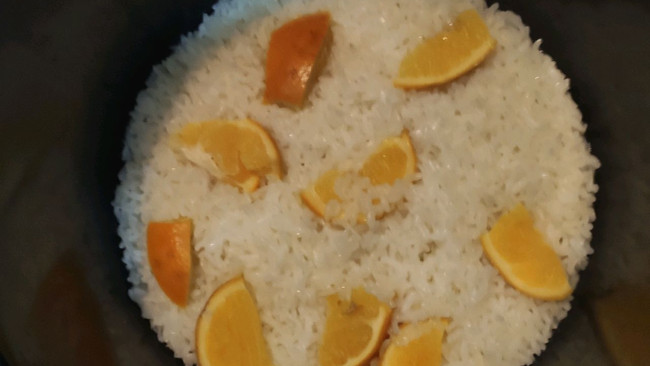 奇思妙想！橙子煮饭！的做法