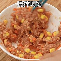 （养阴润燥）玉米莲藕蒸肉饼的做法图解4