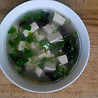 木耳豆腐汤的做法图解6