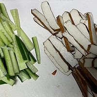 #美味开学季#时蔬海鲜菇肉丝拌面的做法图解3