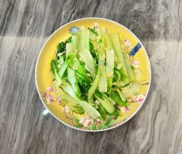 虾米炒杭白菜的做法
