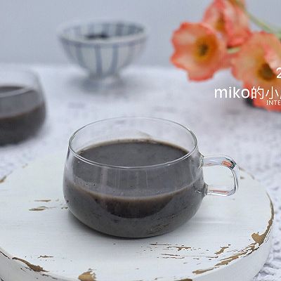 芝麻黑豆浆