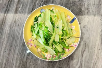 虾米炒杭白菜