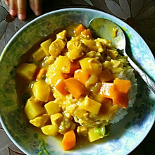 泰式椰浆咖喱鸡饭