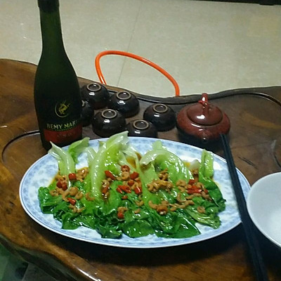 虾米蚝油配生菜