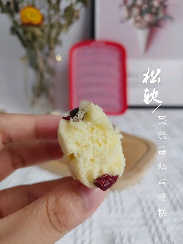 适合宝宝吃的蔓越莓鸡蛋蒸糕的做法