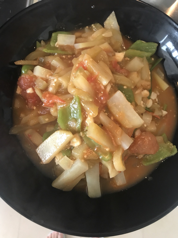 茄子土豆条的做法