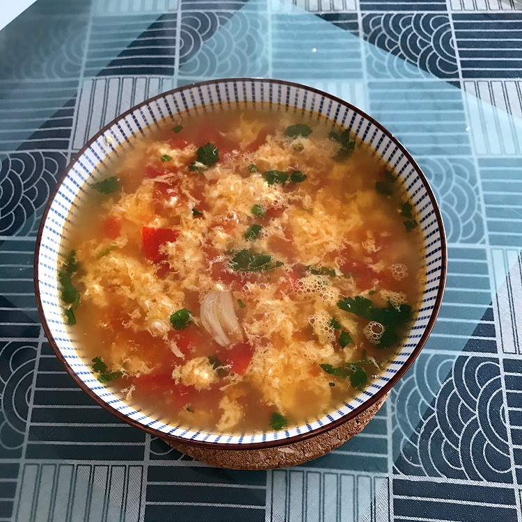 番茄鸡蛋汤的做法