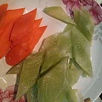 肉沫炒莴笋片的做法图解2